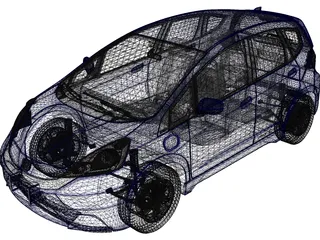 Honda Fit EV (2014) 3D Model