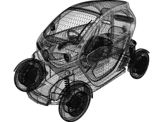 Renault Twizy ZE (2012) 3D Model