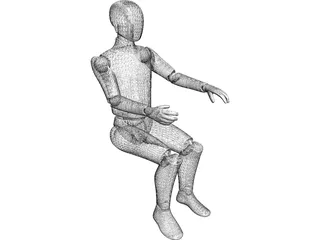 Ergonomic Man 3D Model