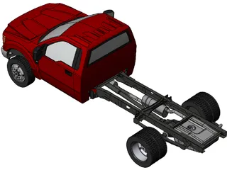 Ford F-550 Chassis 3D Model