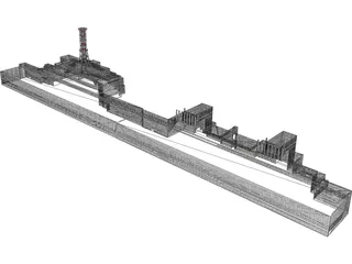 Chernobyl Nuclear Power Plant 3D Model
