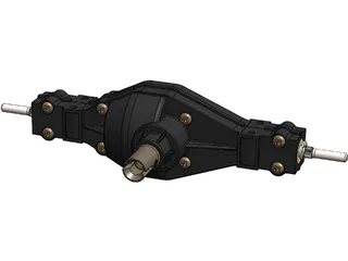 Rear Differential 3D Model