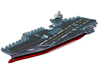 Aircraft Carrier 3D Model