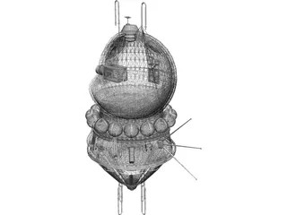 Vostok 1 3D Model