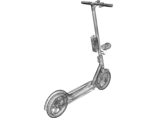 Electric Scooter 3D Model