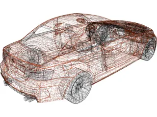 BMW 1M Coupe 3D Model