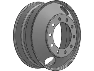 Truck Rim 3D Model