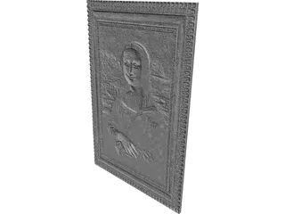 Mona Lisa 3D Model