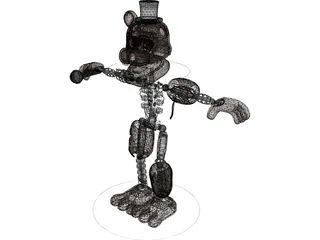 Rust Freddy 3D Model