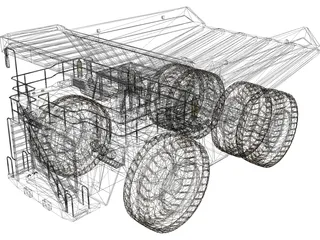 Mining Dump Truck 3D Model