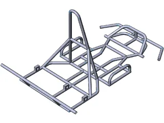 Go Kart Chassis 3D Model