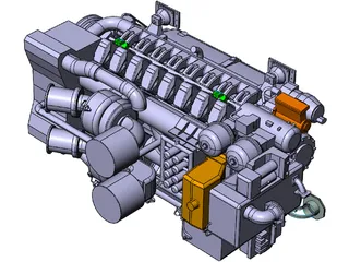 MTU 4000 3D Model