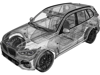 BMW X5 M Sport (2019) 3D Model