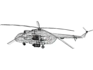 Mil Mi-17 3D Model