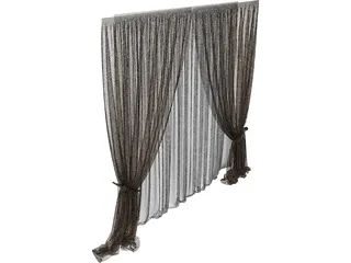 Curtain 3D Model