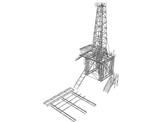 Land Rig 3D Model