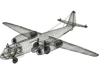 Arado Ar 234 Blitz (1945) 3D Model