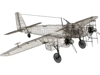 Junkers Ju 88 3D Model