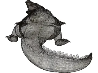 Crocodile 3D Model