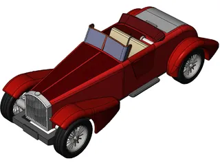 Classic Vehicle 3D Model