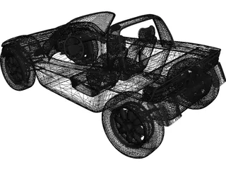 Dune Buggy 3D Model