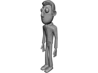 Cartoon Figure Male 3D Model