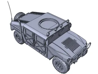 M1151 HMMWV Hummer 3D Model