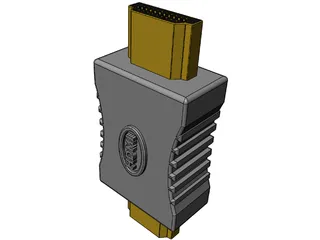 HDMI Connector 3D Model