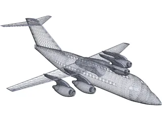 British Aerospace BAe 146 3D Model