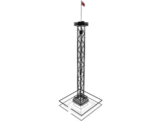 Rail Tower Extreme 3D Model