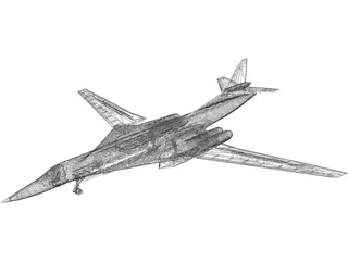 Tupolev Tu-160 3D Model