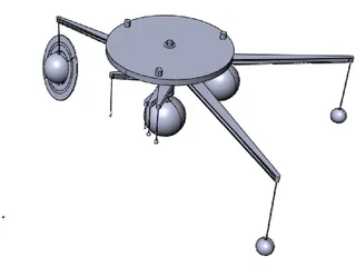 Solar System Layout 3D Model