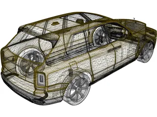 Rolls-Royce Cullinan (2019) 3D Model