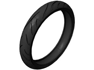 Front Tire 3D Model