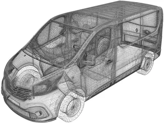 Renault Trafic 3D Model