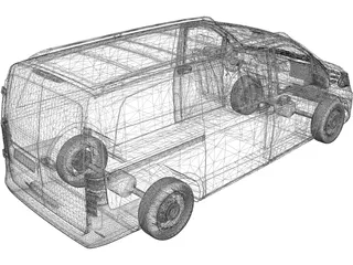 Mercedes-Benz Vito (2016) 3D Model