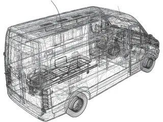 Mercedes-Benz Sprinter (2014) 3D Model