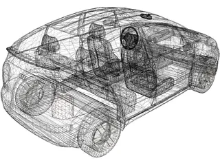 Audi A2 3D Model