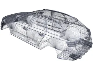 Audi RS6 Body 3D Model