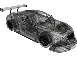 Bentley Continental GT3 3D Model