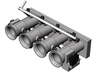 Custom ITB Manifold 3D Model