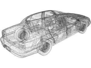 Chrysler New Yorker LHS (1995) 3D Model