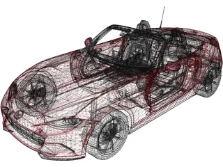Mazda MX-5 (2017) 3D Model