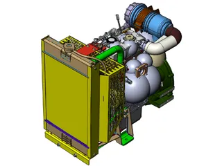 Perkins 403D-11 Engine 3D Model