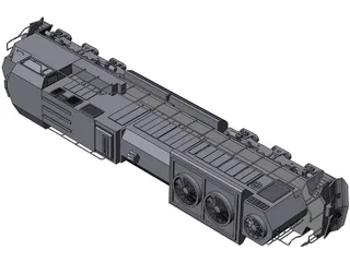 EMD SD70AC 3D Model