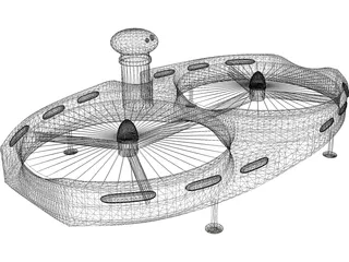 Air Scout UAV 3D Model