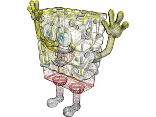 Sponge Bob 3D Model