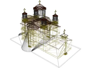 Ravanica Church 3D Model