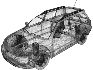 Mitsubishi Outlander 3D Model