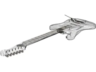 Electric Guitar 3D Model